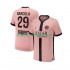 Camisola Paris Saint-Germain Bradley Barcola 29 Homem Equipamento Terceiro 2024-2025 Manga Curta
